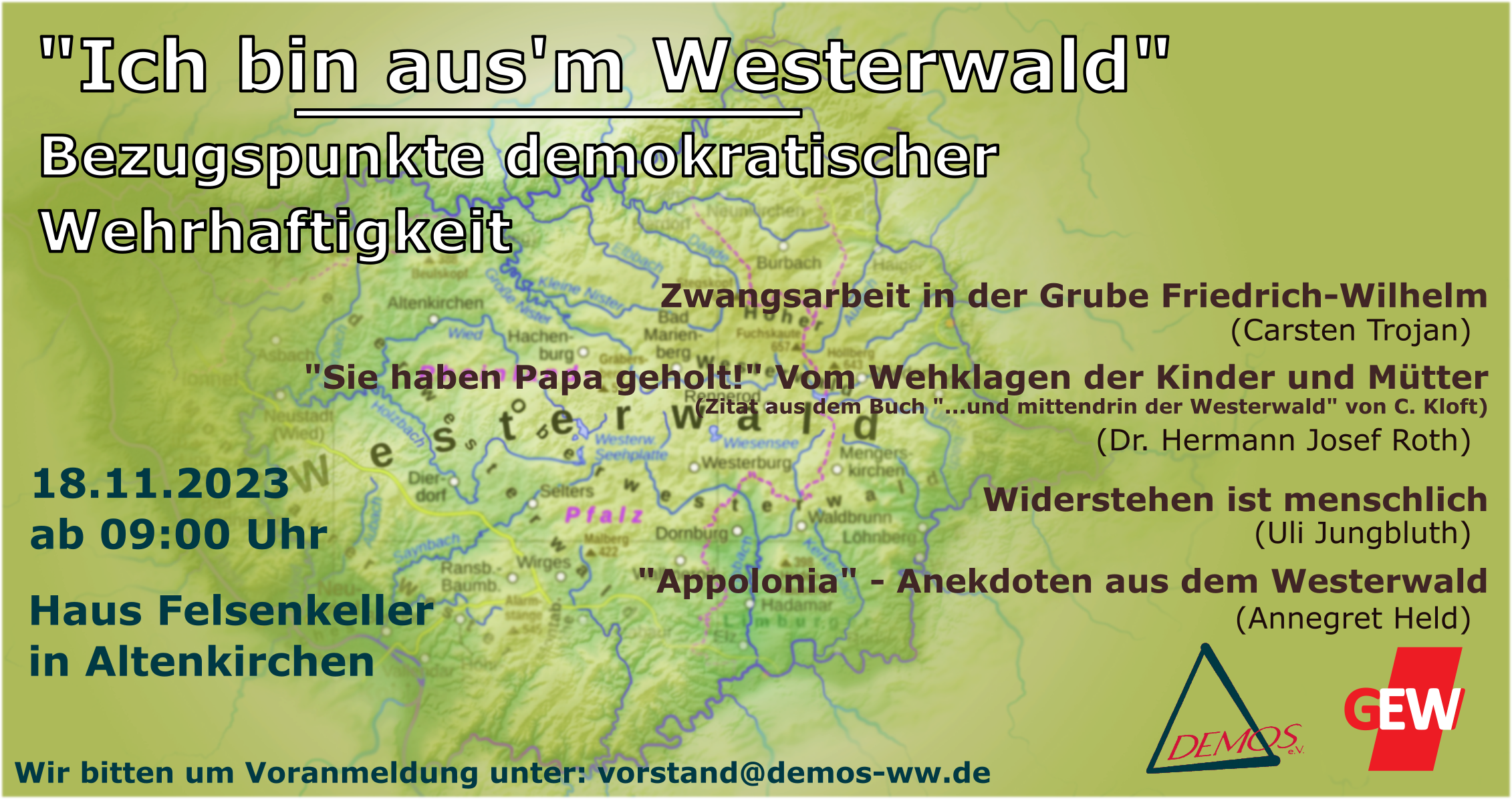 „Ich bin aus’m Westerwald – Bezugspunkte demokratischer Wehrhaftigkeit“